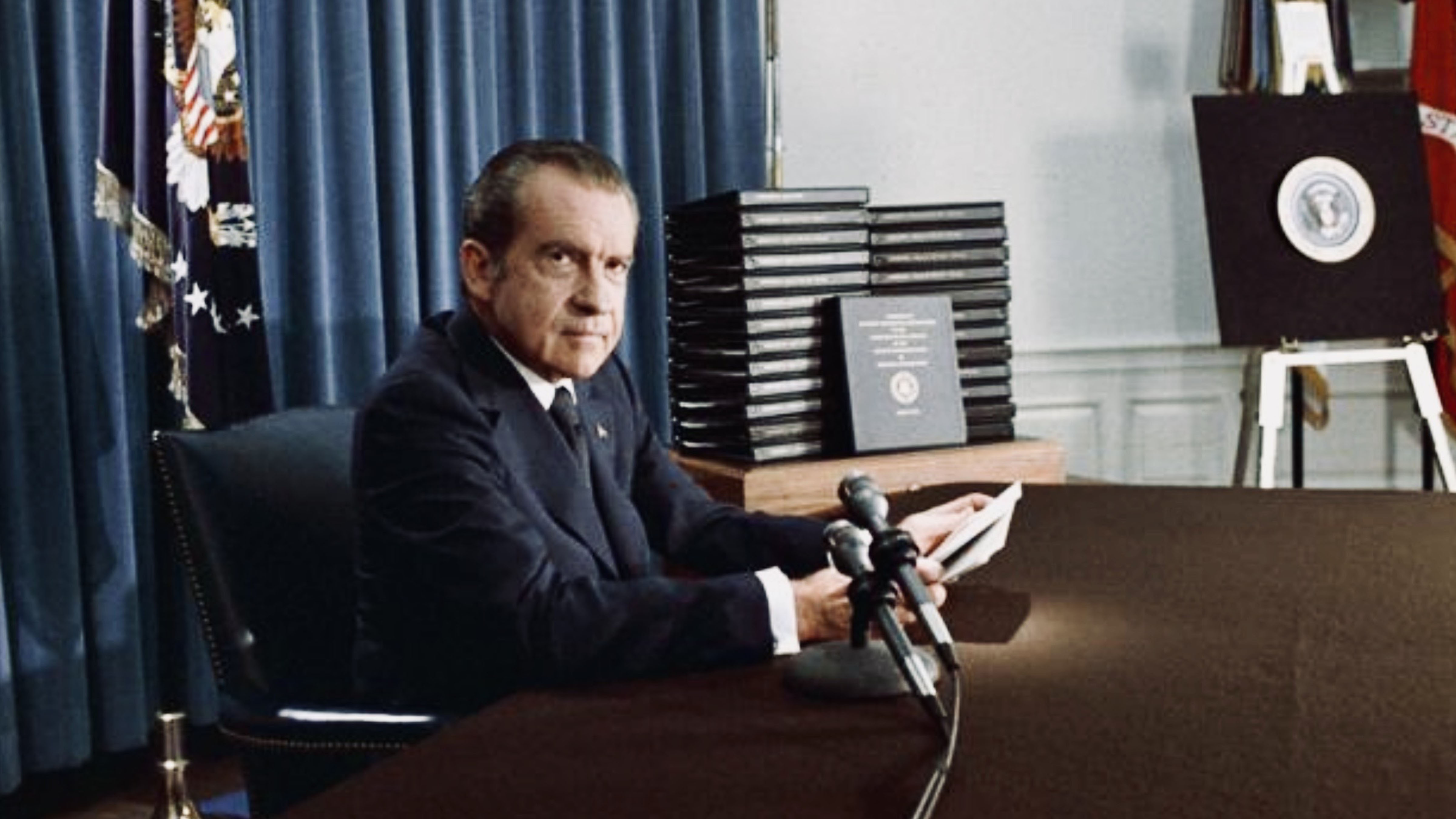 1974: Nixon Announces His Resignation