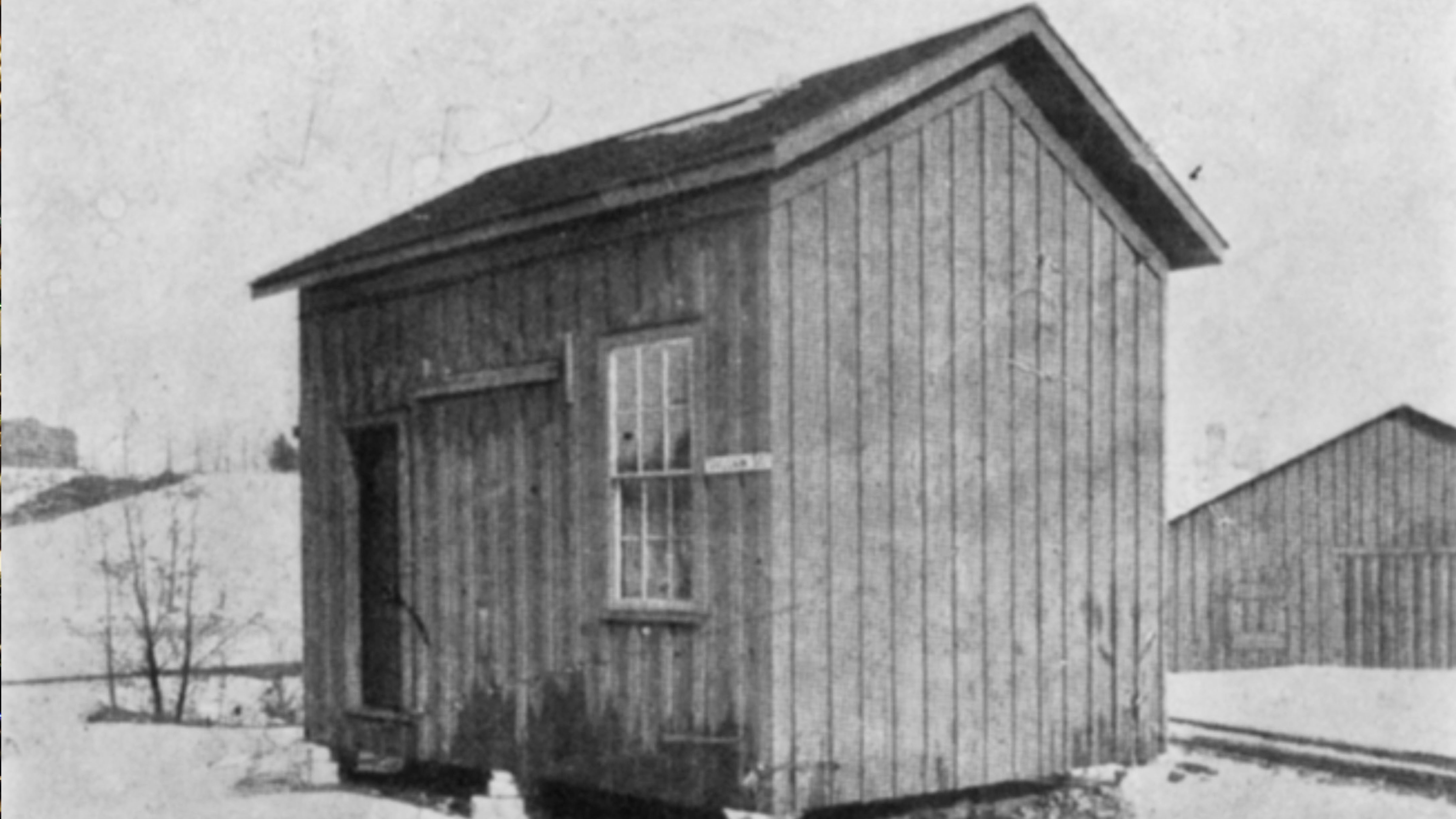 Historic photograph of the Vulcan Street hydroelectric plant in Appleton, Wisconsin, which began generating electricity in 1882.