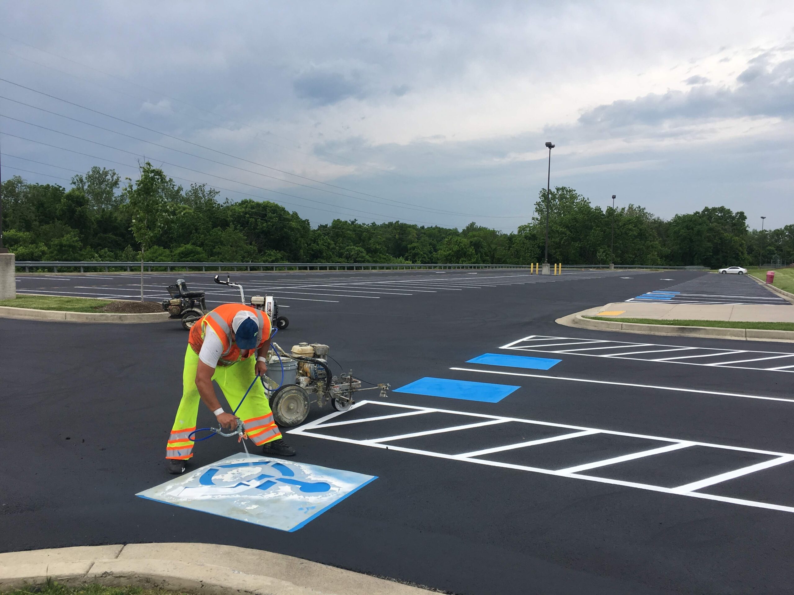 # trusted parking lot striping contractor