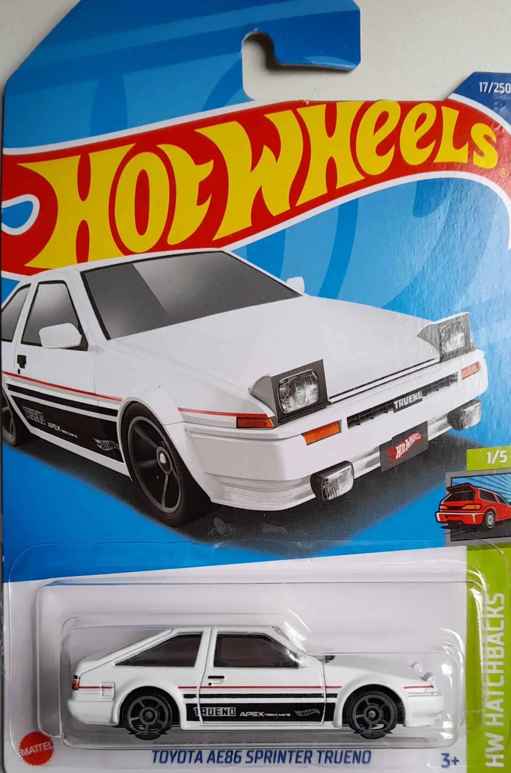 Hot Wheels Hatchbacks – Toyota AE86 Sprinter Trueno – Universo Hot
