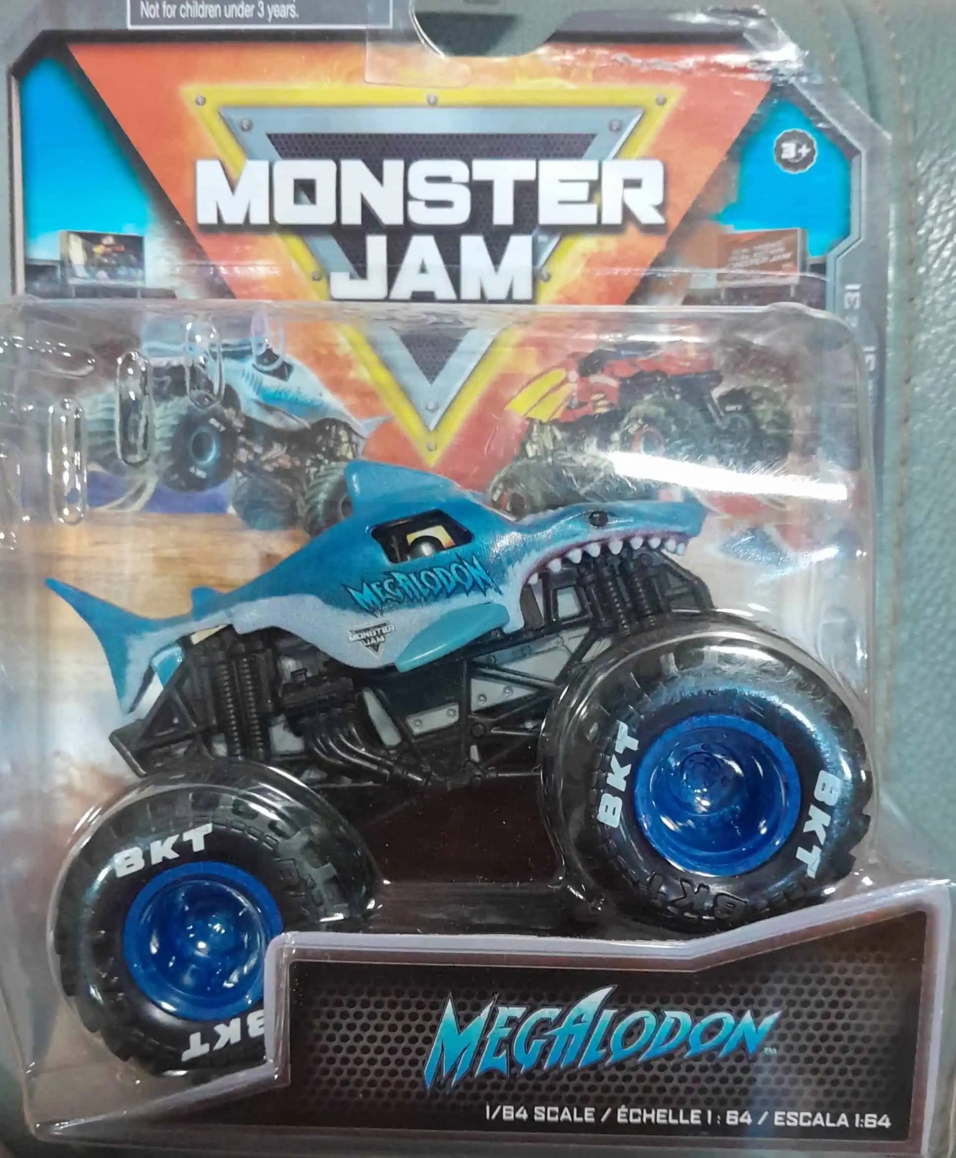 Embalagem danificada* Monster Jam – Megalodon – Universo Hot Wheels