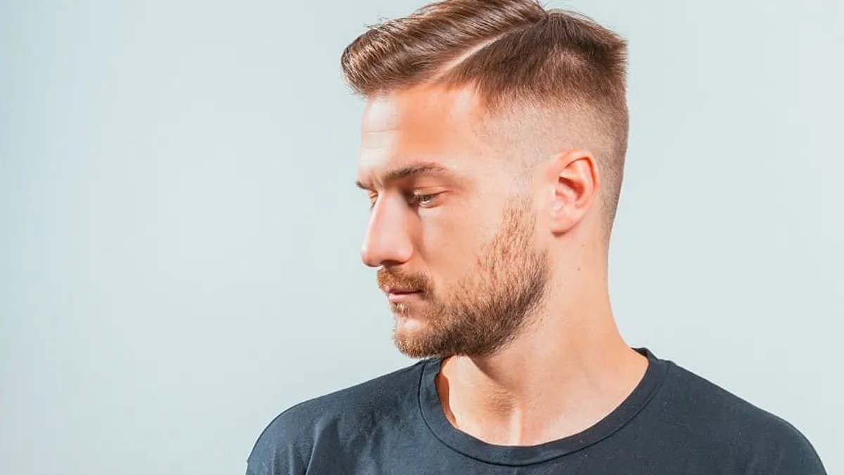 High fade haircut