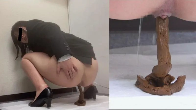 罵倒しながら踏ん張って糞する女子