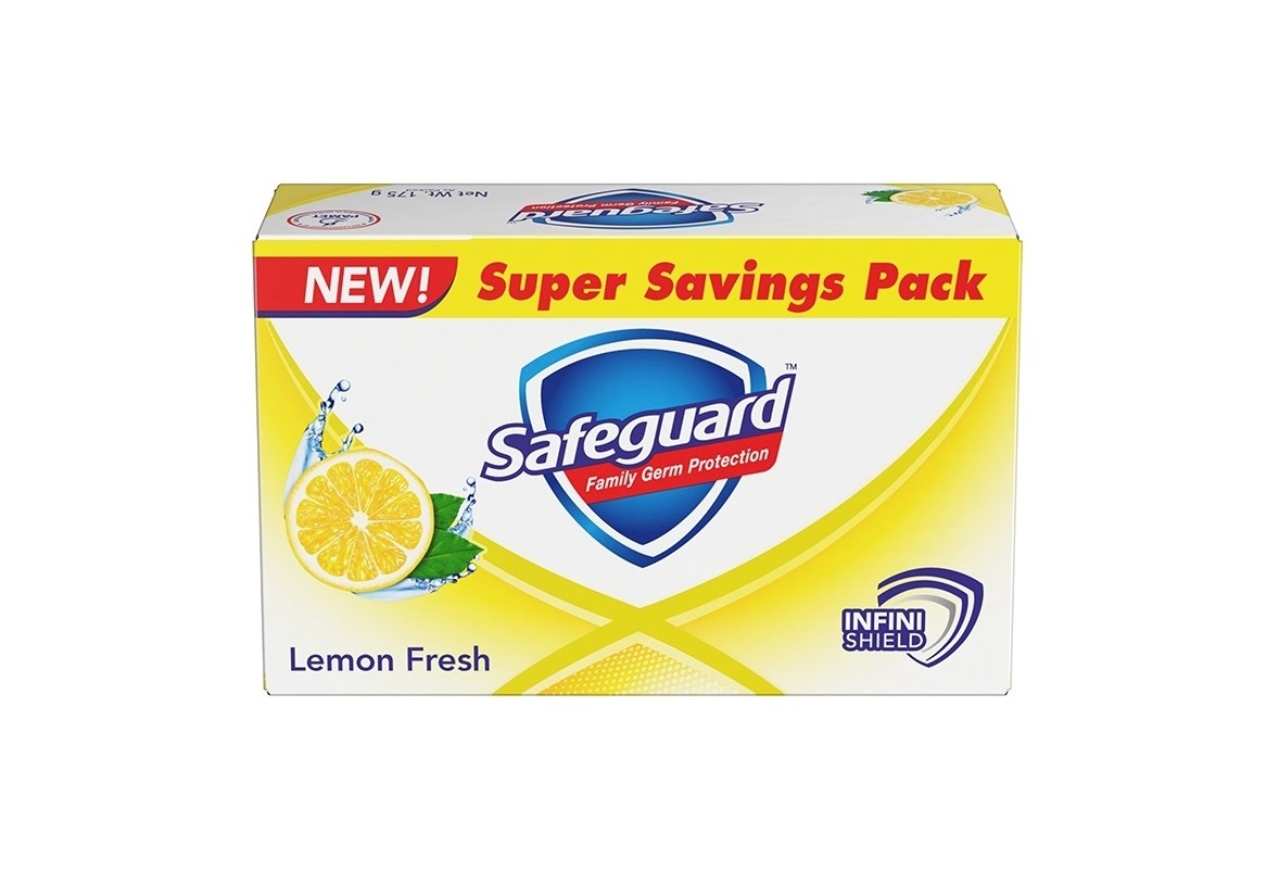 SAFEGUARD BAR SOAP LEMON 175G