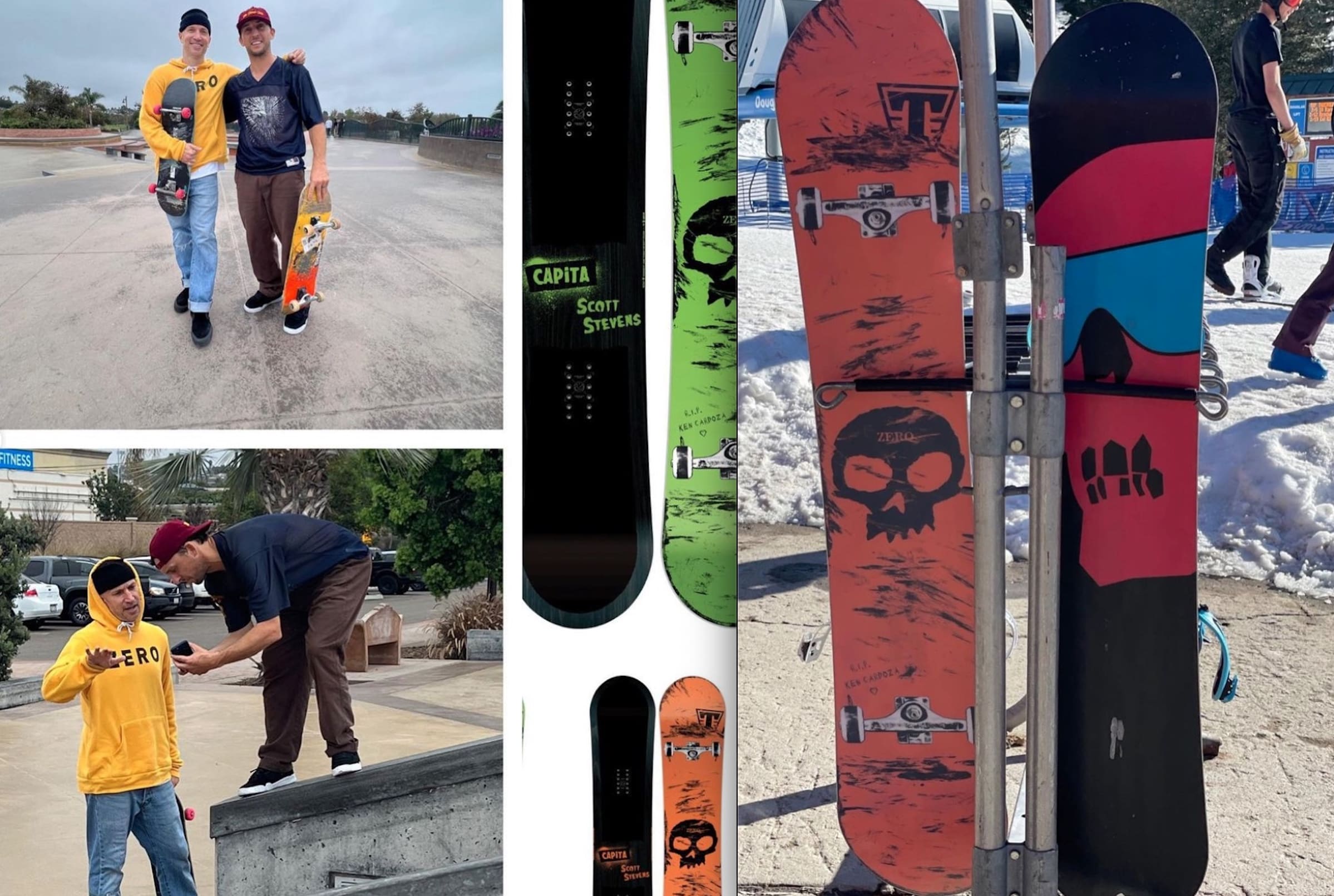 Re:空 CAPITA SCOTT STEVENS CAPiTA Scott Stevens Mini Snowboard - 2025 – Baker Street Snow