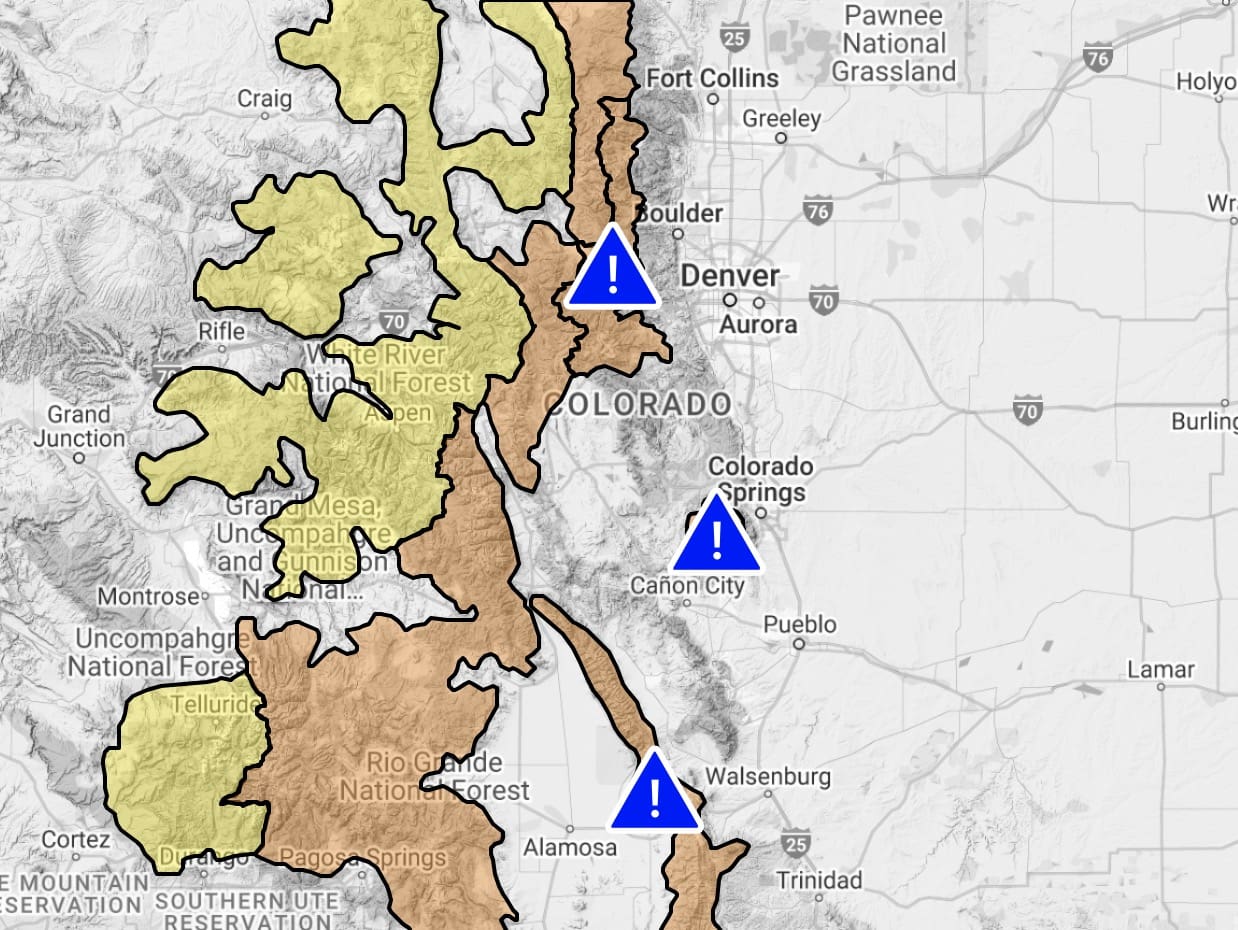 Colorado Avalanche Forecast.