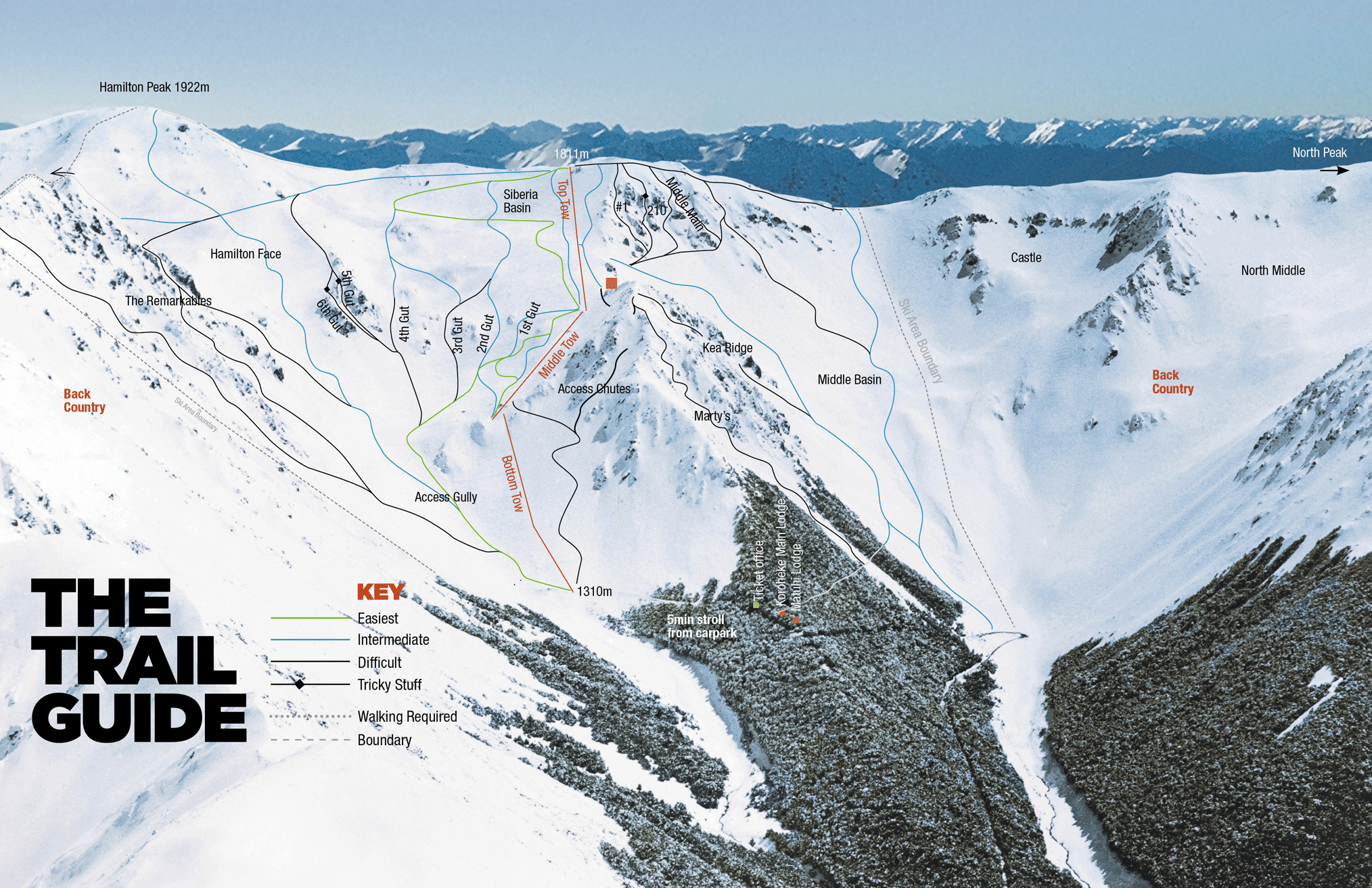 The Top Ski Fields In New Zealand Unofficial Networks Trailmap.