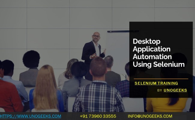 Desktop Application Automation Using Selenium