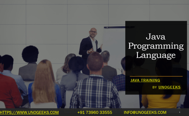 Java Programming Language