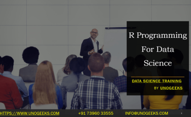 R Programming For Data Science