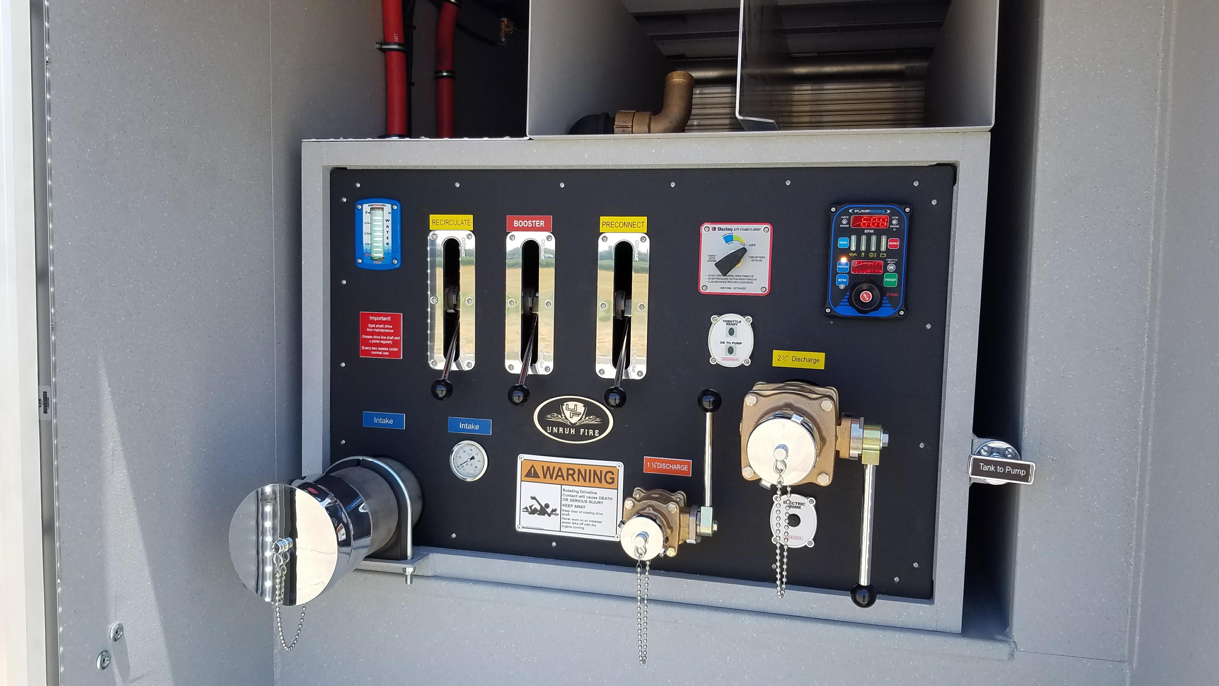 Cub Run Mini Pumper Panel Detail