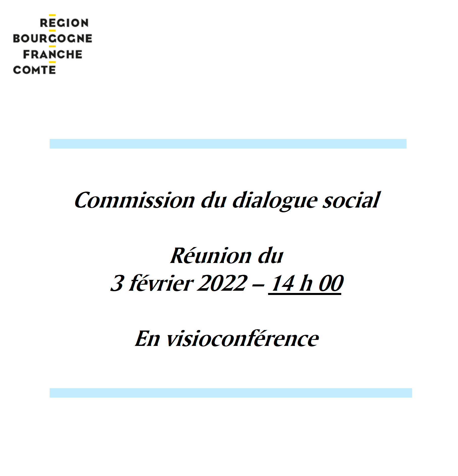 Ordre du jour de la CDS du 3 février 2022