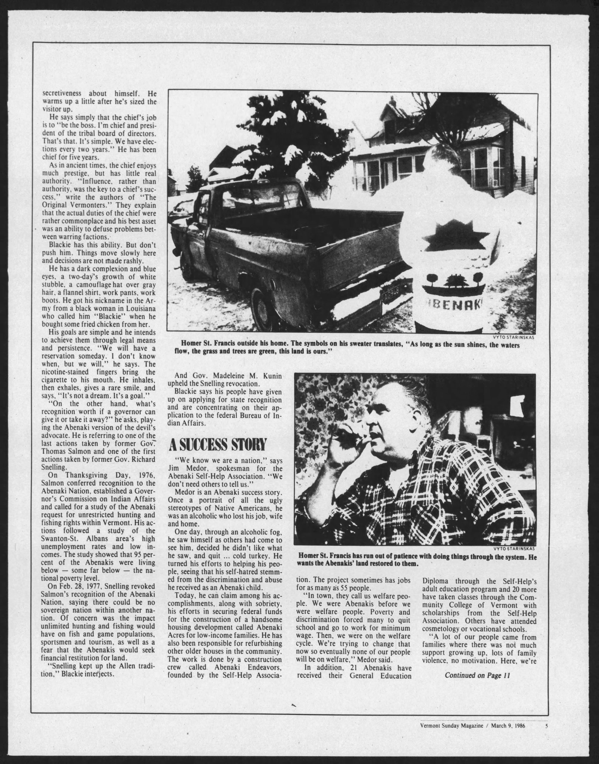 The story of the vermont state recognized tribes