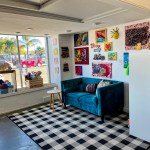 The shop at the NIAD with a couch