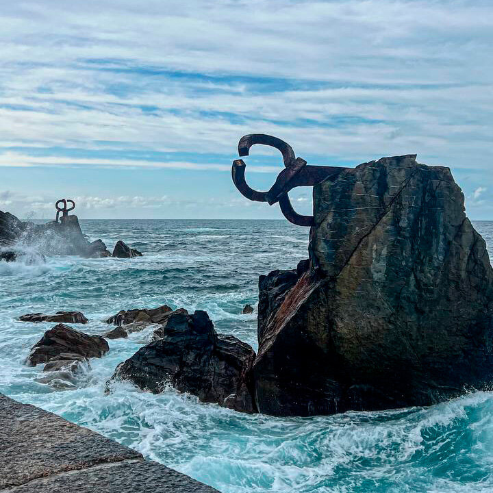 The magic of the ocean’s power, captured by a Basque sculptor — one of the best places to feel the full force of nature. Photo by Katya Udintsova