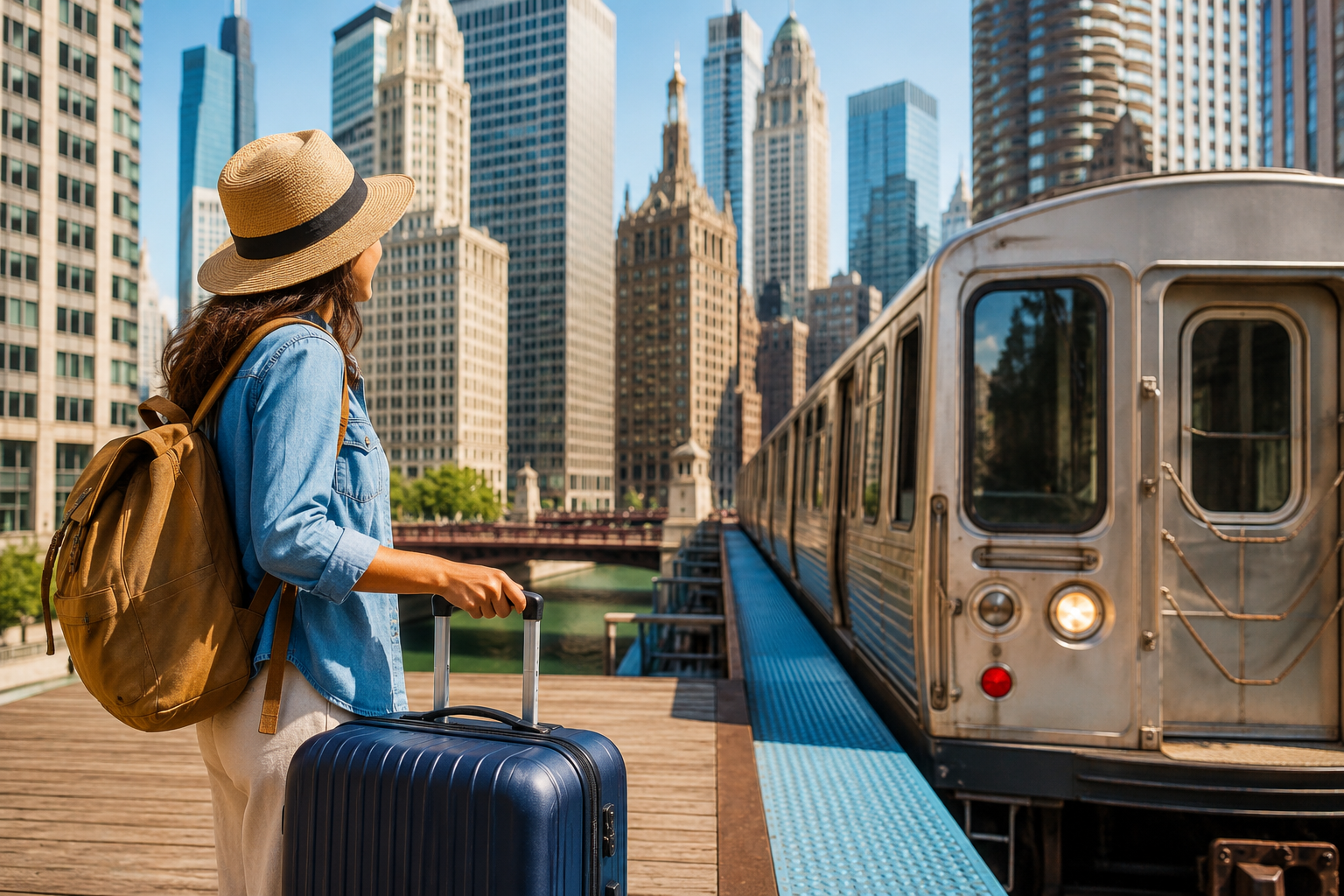 Chicago luggage travel
