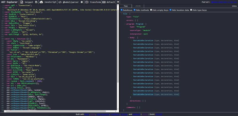 Deobfuscating Javascript Via Ast Replacing References To Constant Variables With Their Actual Value - Retina Abstract Textures for Desktop