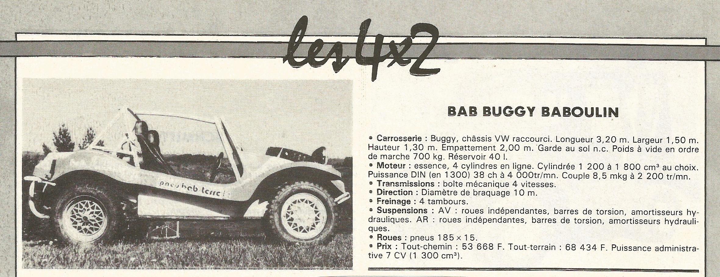 Plan Chassis Tubulaire Buggy Les buggies sous toutes leurs formes