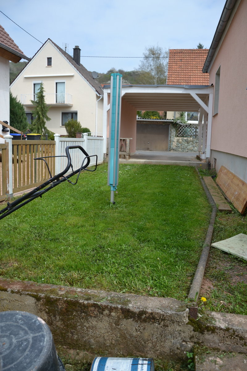 Carport xxl mit 110m2 platz für die ganze familie und für mehr! Neu bzw. Umgestaltung von Garten...erbitte Input