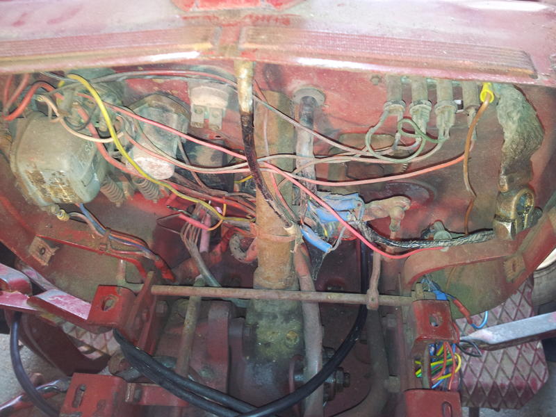 Anschluss Der Kontrollleuchten Am D 326 International Harvester Neuss