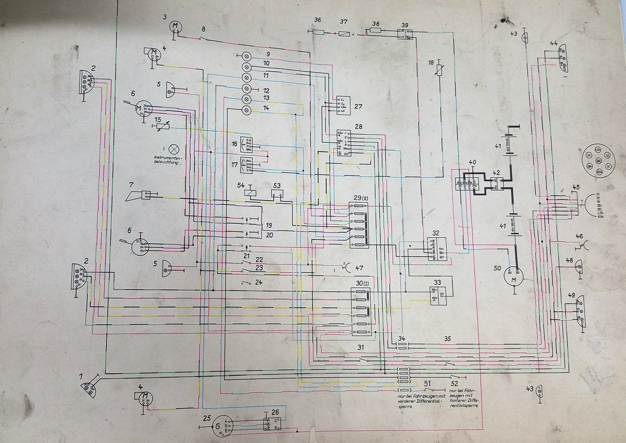 Stromlaufplan W50 12 V Ifa Schrauber