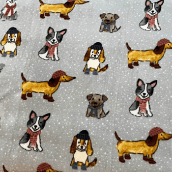 Dogs in Bowties Pattern