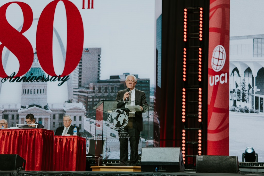 David K. Bernard at UPCI business session