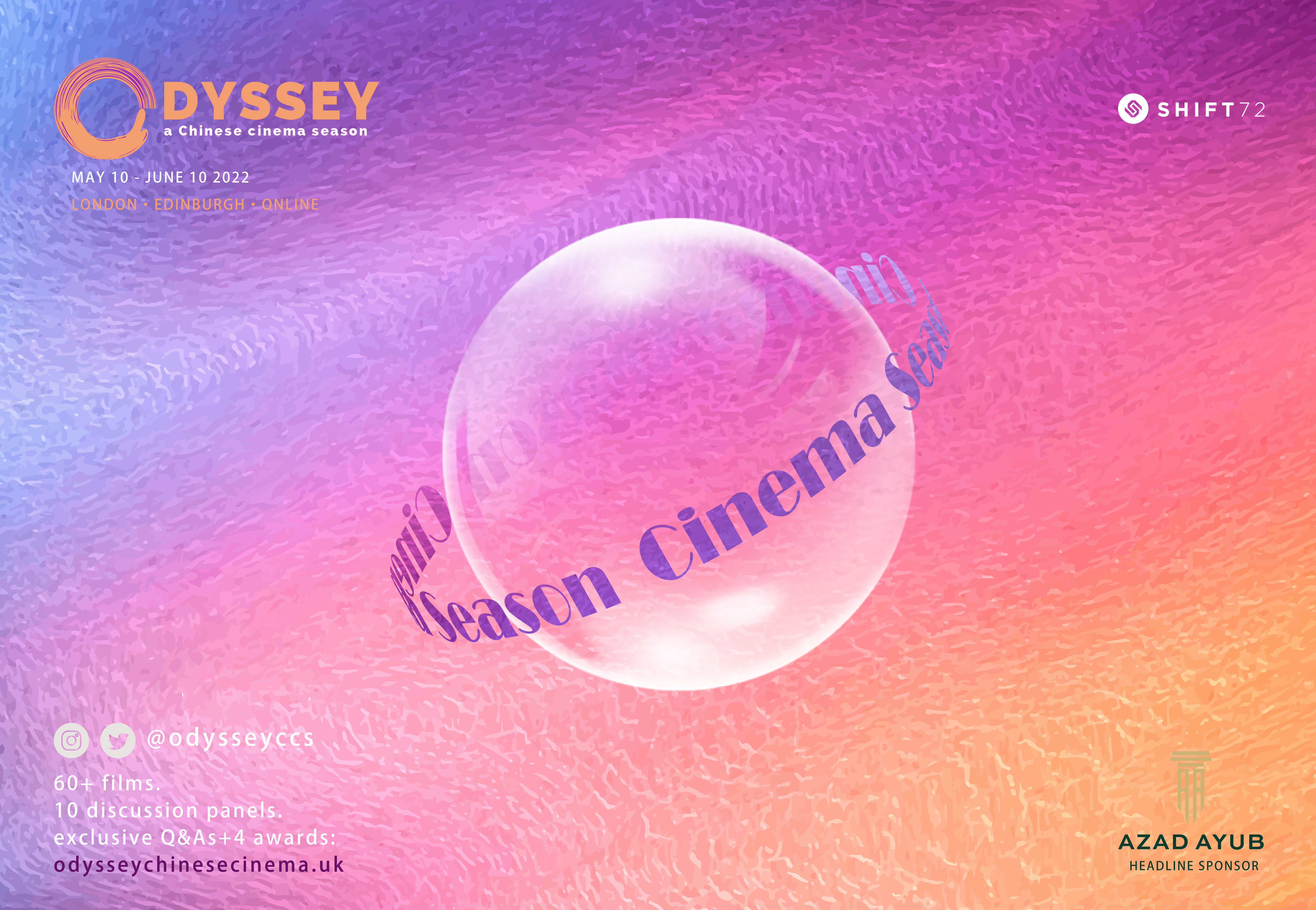 UK-CHINA Film Collab (UCFC) Is Presenting ‘ODYSSEY’- The Biggest Chinese Film Festival Of The year In The UK From Now Until June 10th