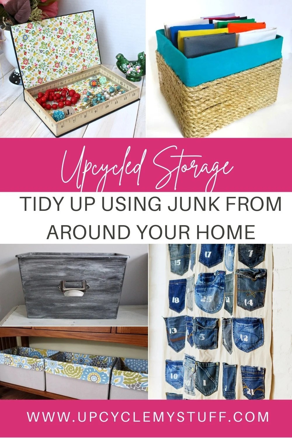 55 amazing diy storage organizing ideas using upcycled junk