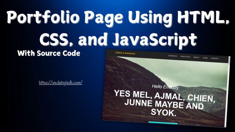 Portfolio Page Using Html Css And Javascript - Gorgeous 4K Landscape Patterns | Free Download