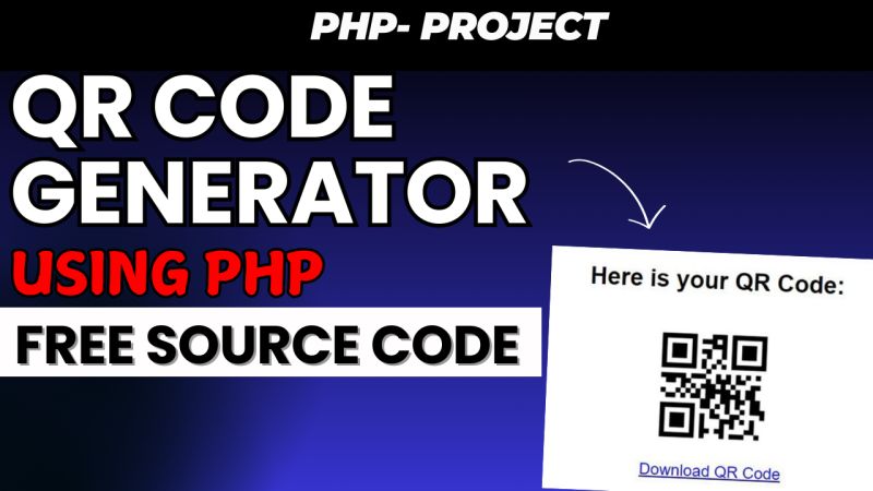 Qr Code Generator Using Php Free Code - Modern Retina Colorful Illustrations | Free Download