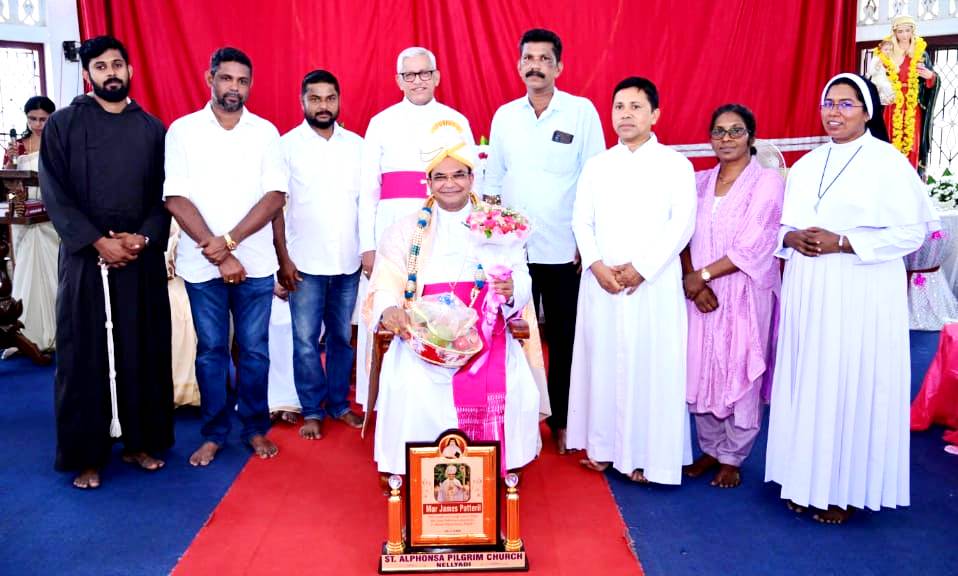 ನೆಲ್ಯಾಡಿ ಸಂತ ಅಲ್ಫೋನ್ಸ ಪುಣ್ಯ ಕ್ಷೇತ್ರದಲ್ಲಿ ನೂತನ ಧರ್ಮಾಧ್ಯಕ್ಷರಿಗೆ ಭವ್ಯ ಸ್ವಾಗತ