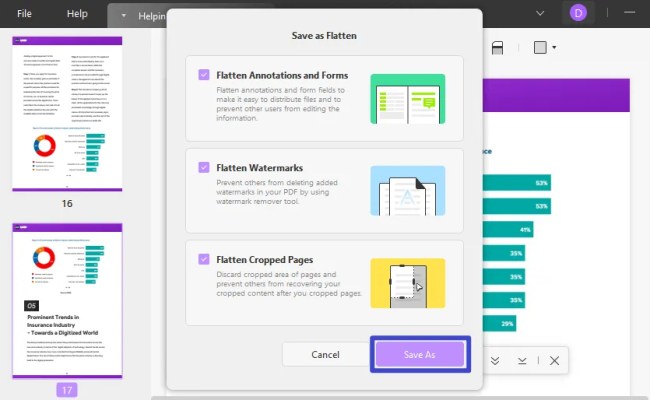 Flatten PDF With UPDF For Windows | User Guide