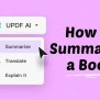 How To Summarize A Book: Detailed Guide (with/without AI) | UPDF