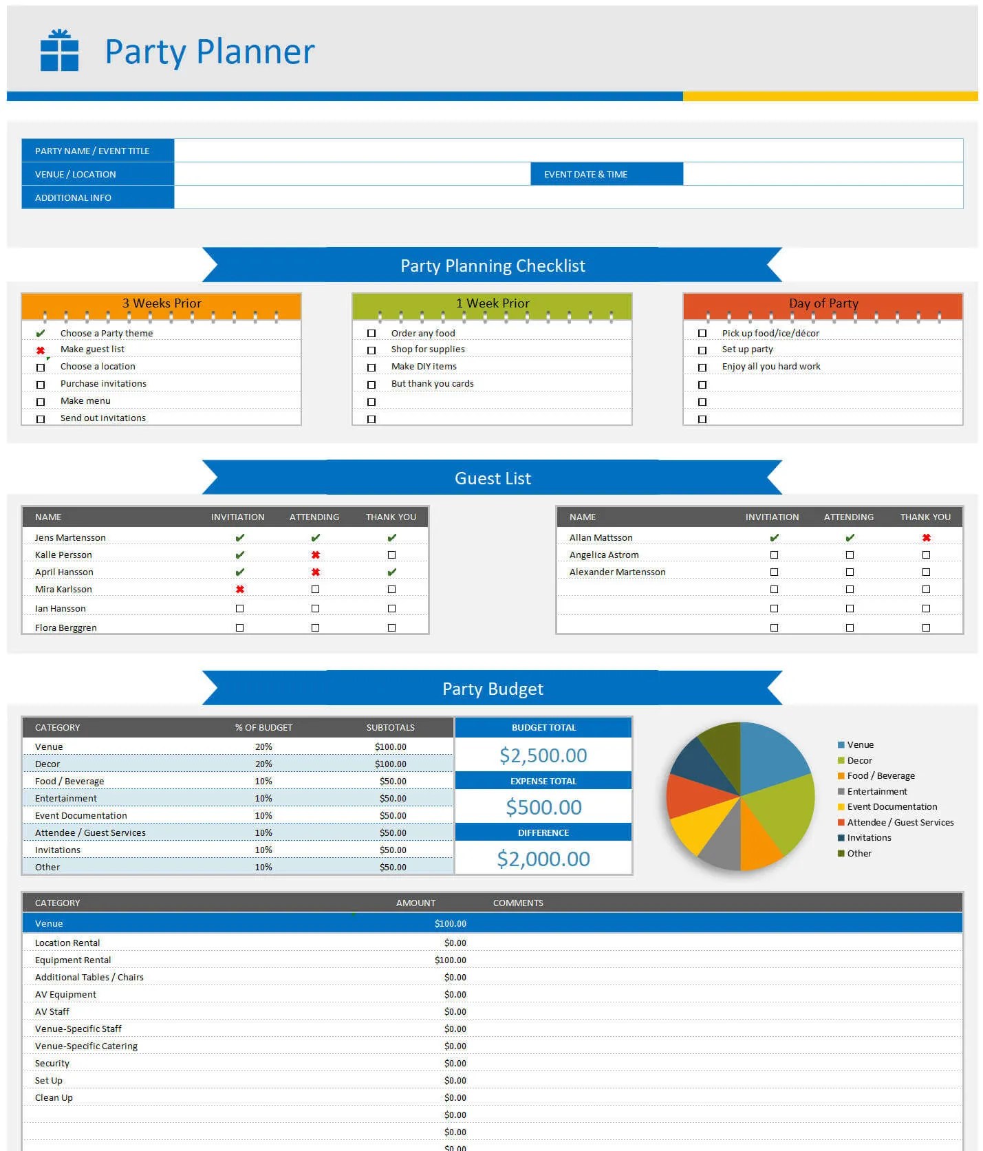 Case tracker excel template