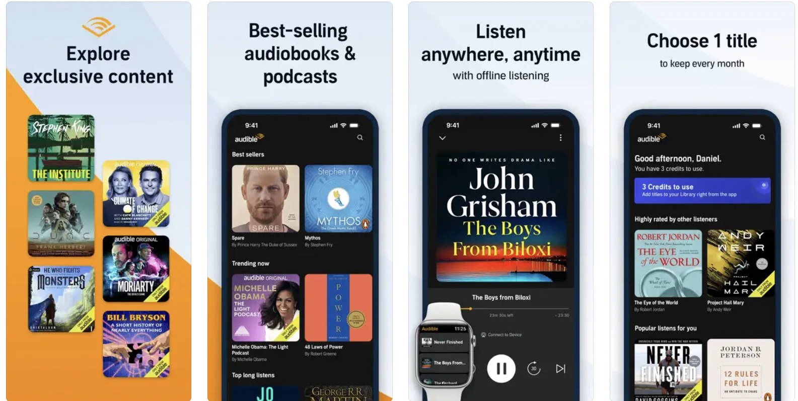 [top picks] 5 best apps for audiobooks to try right now