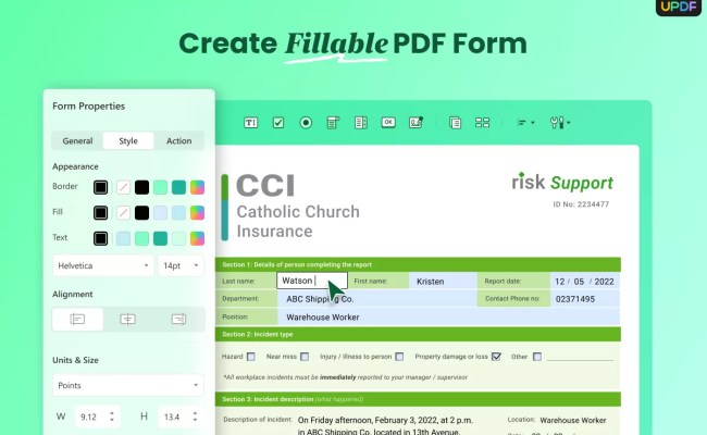 A Step-by-Step Guide To Auto Fill PDF Form - UPDF