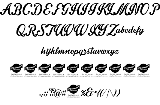 Intrique Script font