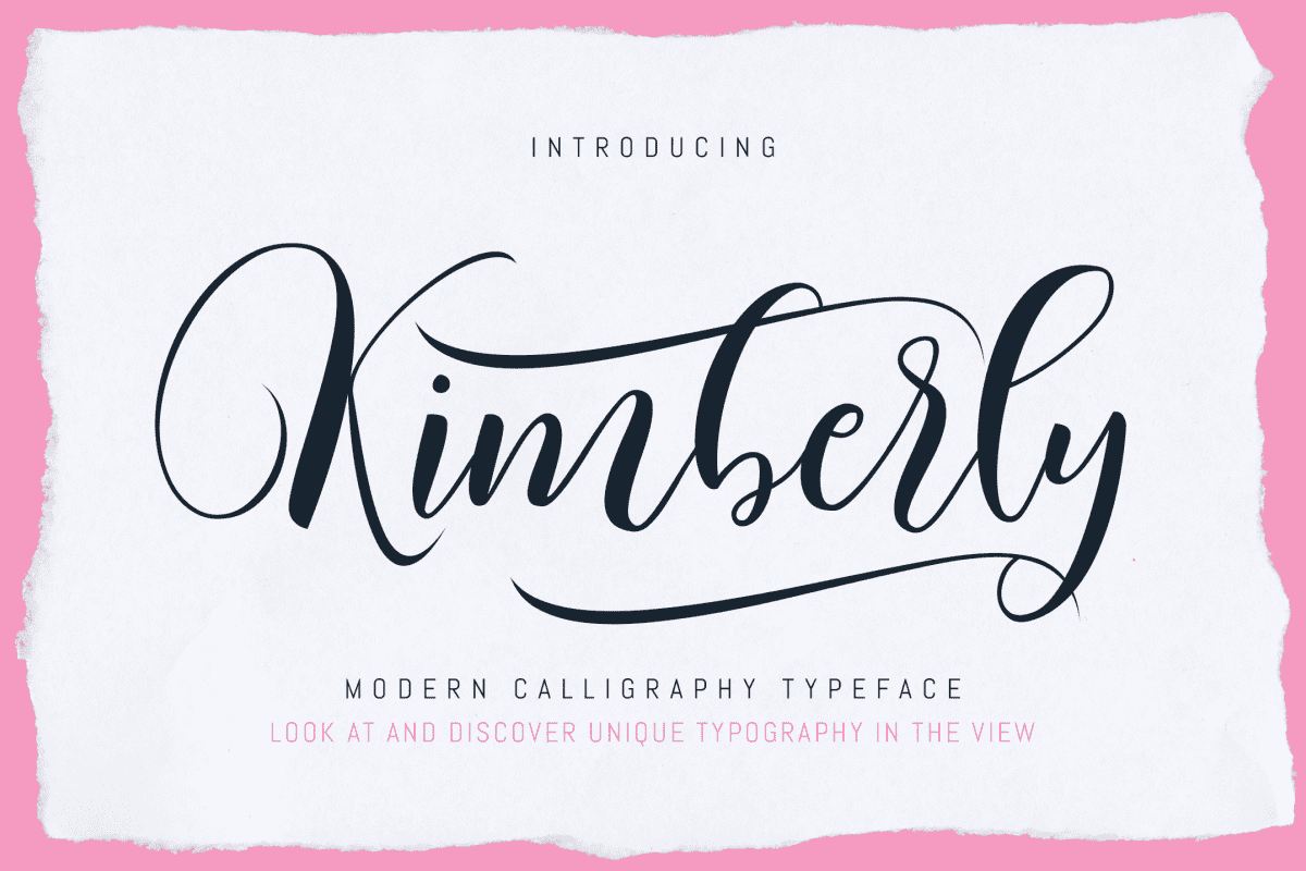 Kimberly Script Font