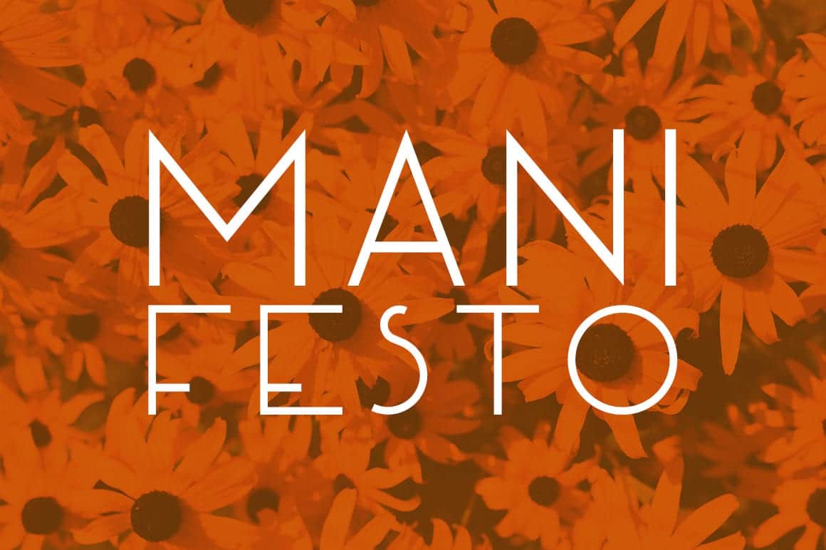 Manifesto Font