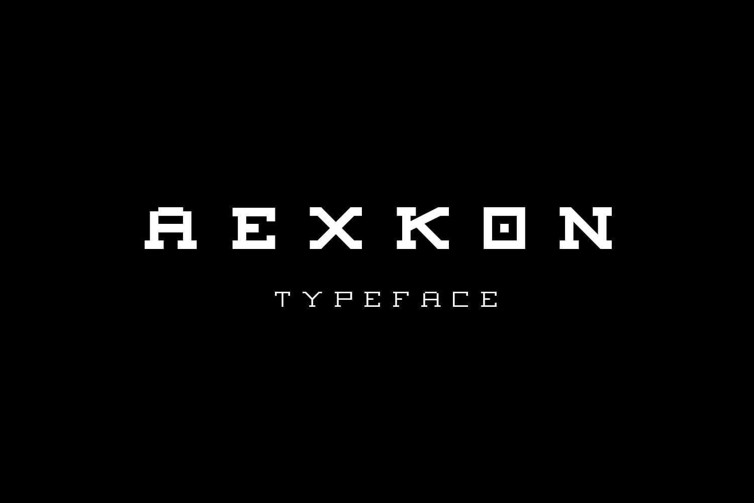 Aexkon Pixel Typeface Font