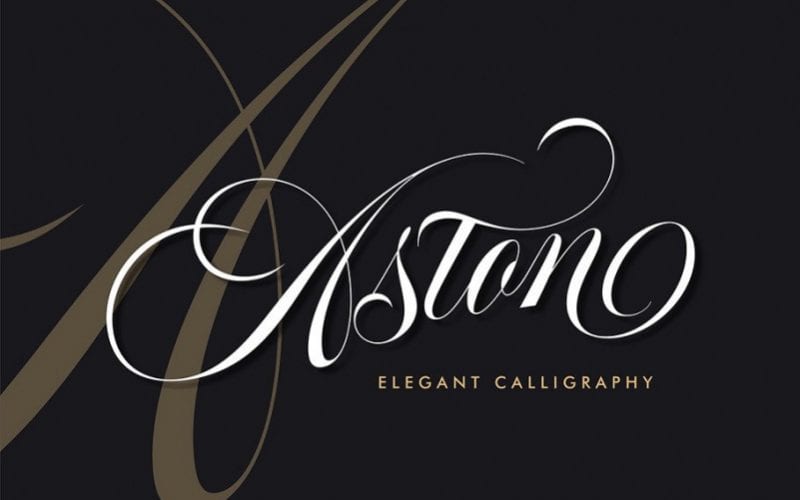 Aston Script Font
