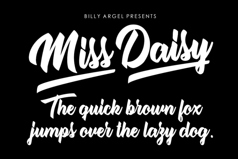 Miss Daisy Script Font Driving Miss Daisy Font UpFonts