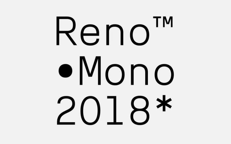 Reno Mono Typeface