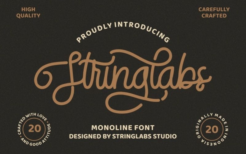 StringLabs Script Font