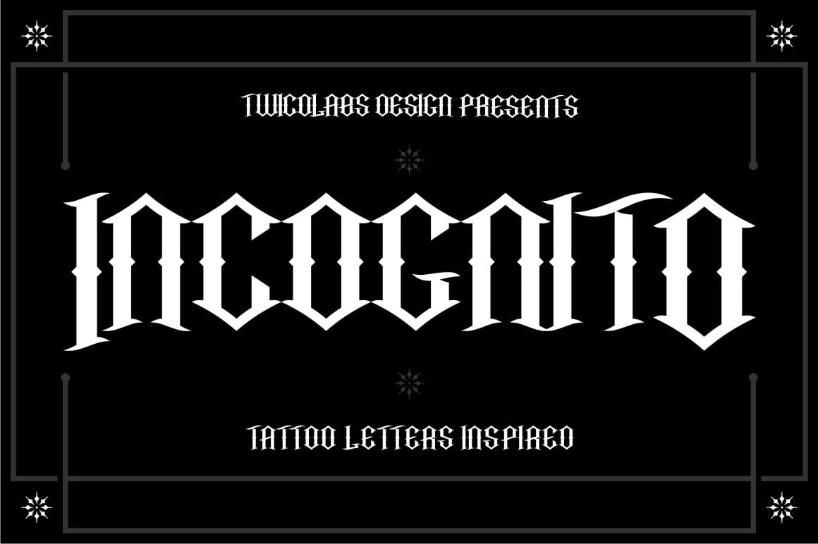 Incognito Font