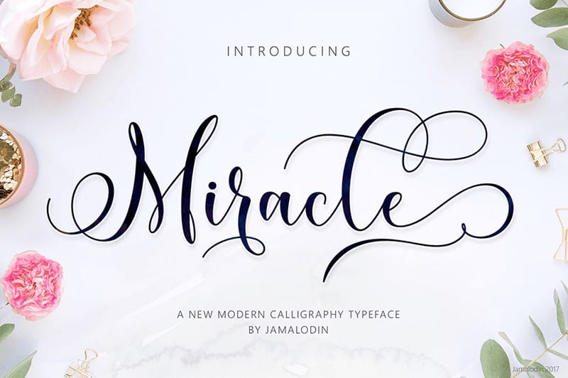 Miracle Script Font