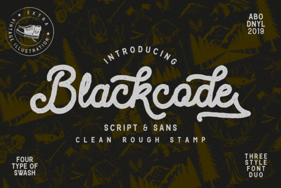 Blackcode Script Font
