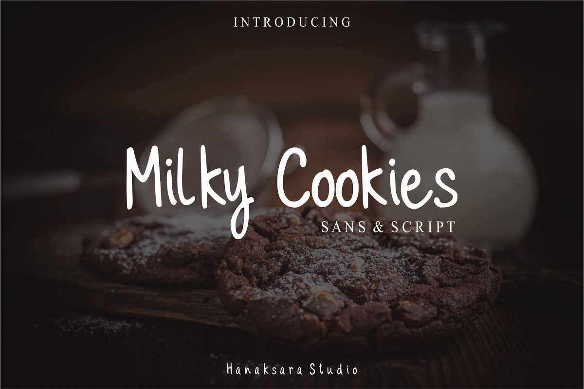 Milky Cookies Script Font