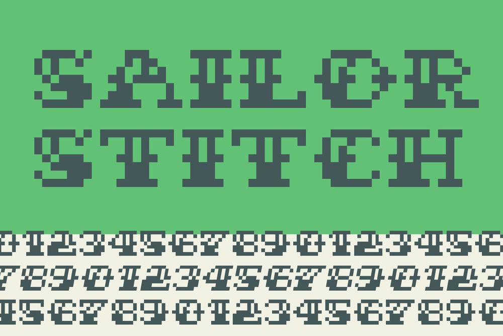 Sailor Stitch Font